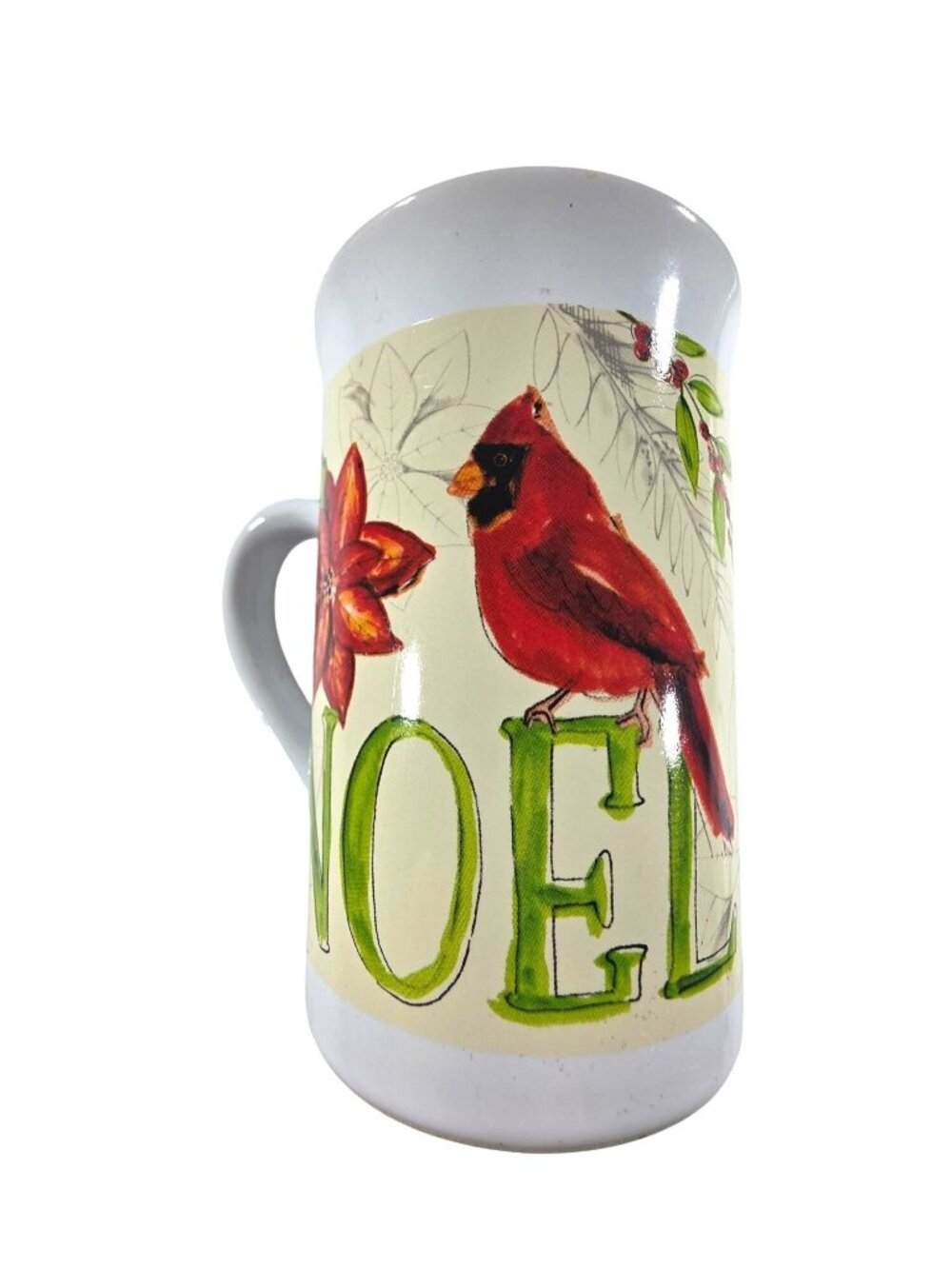 Royal Norfolk Noel Cardinal Coffee Mug Christmas Gift Bird Festive Cottage